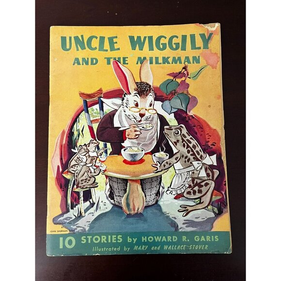 VINTAGE 1943 Uncle Wiggly and The Milkman Childrens Book 10 Stories Howard Garis - Picture 1 of 10